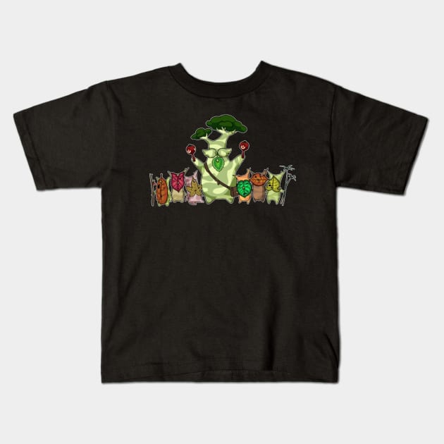 Hestu and the koroks Kids T-Shirt by KaniaAbbi